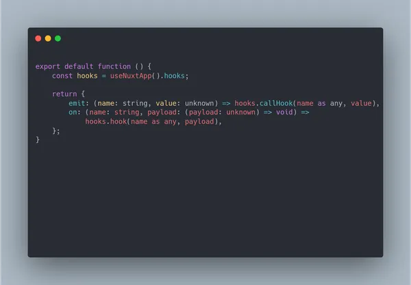 Event Bus di Nuxt 3 Dengan Menggunakan Hooks Dari Nuxt